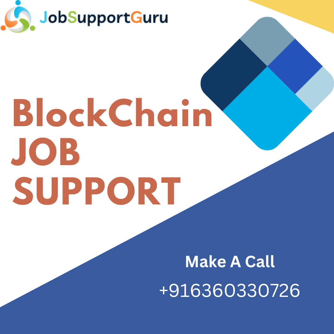 BlockChain Online Job Support From India